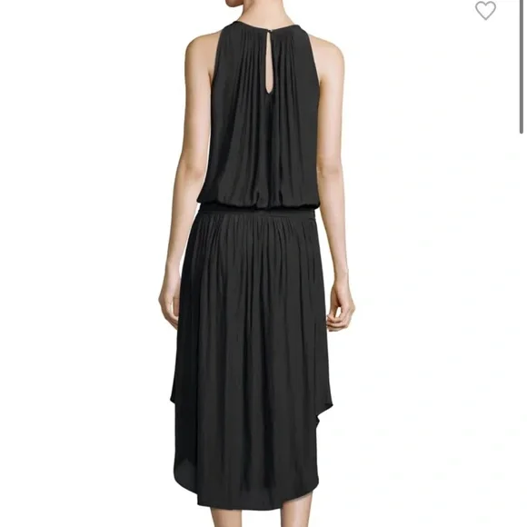 Ramy Brook Black Audrey Blouson Midi Dress NWT - Picture 5 of 9